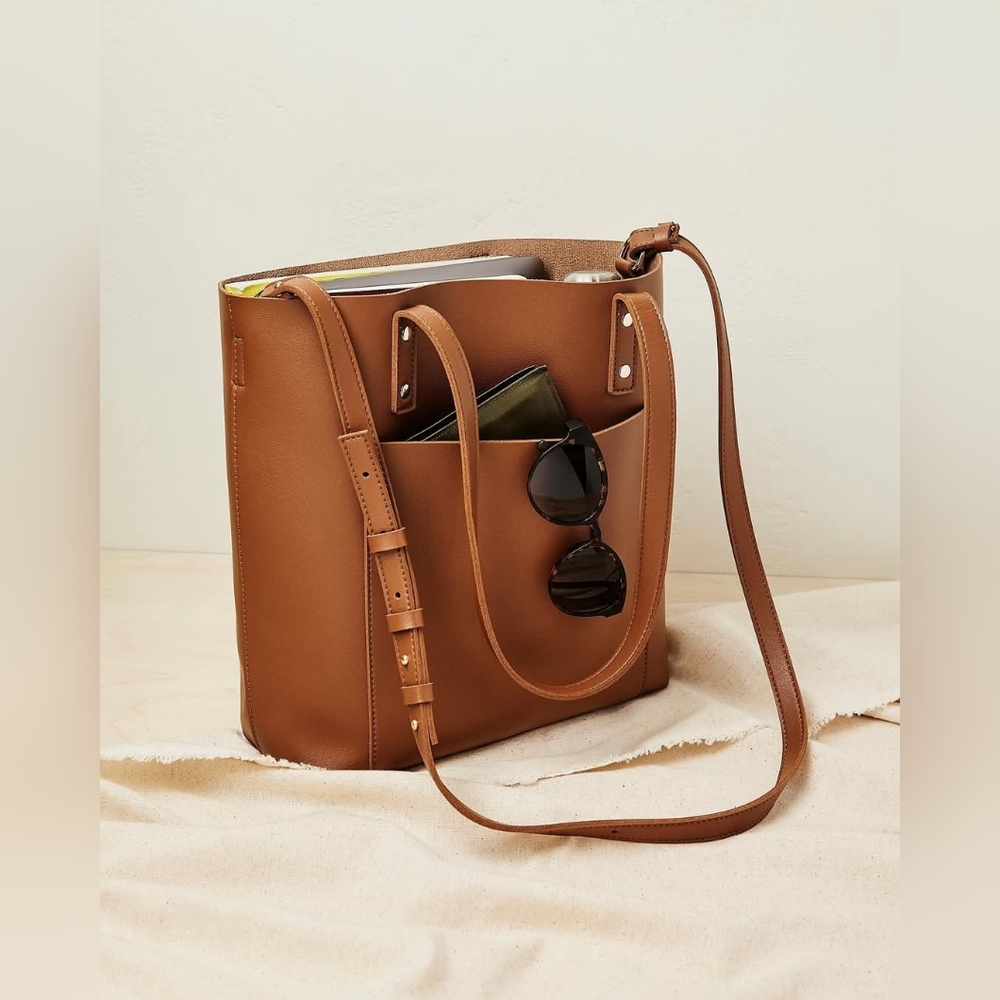 Henny and Lev Vegan Leather Tote Bag